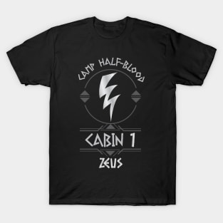 Cabin #1 in Camp Half Blood, Child of Zeus – Percy Jackson inspired design T-Shirt